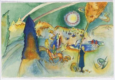 PoulBjerreの水彩画 作： Wassily Kandinsky