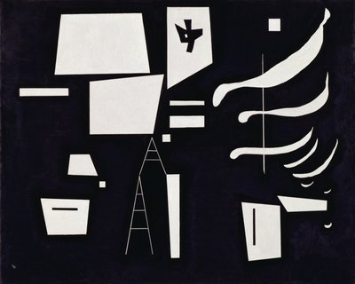白 - ソフト＆ハードマーチ 作： Wassily Kandinsky