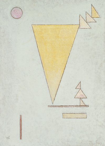 白い;ワイス 作： Wassily Kandinsky
