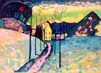 冬の風景 作： Wassily Kandinsky