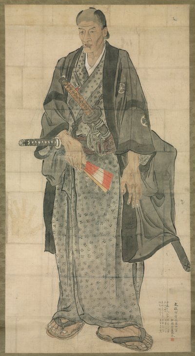 Portrait of Ōzora Buzaemon 作： Watanabe Kazan