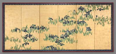 アイリス、1700年代。 作： Watanabe Shiko