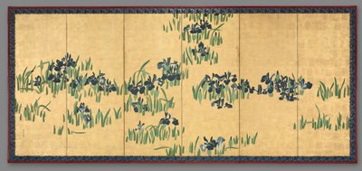 アイリス、1700年代。 作： Watanabe Shiko