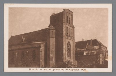 Borculo -- 1925 年 8 月 10 日のサイクロンの後 作： Weenenk and Snel