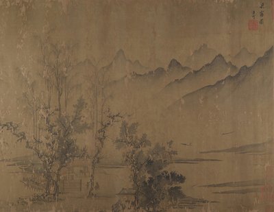 薔薇色の夕日 16世紀 作： Wen Tong