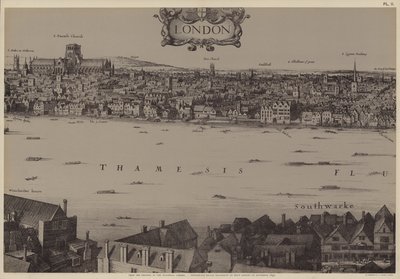ロンドンのパノラマ 作： Wenceslaus (after) Hollar