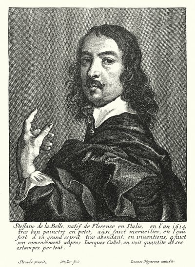 ステファノ・デラ・ベッラ（イタリアの製図家・版画家）（エングレービング 作： Wenceslaus (after) Hollar