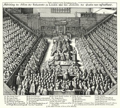 トーマス・ウェントワースの裁判 作： Wenceslaus (after) Hollar