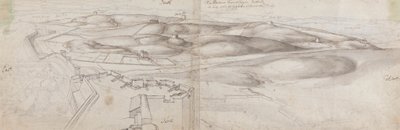 タンジールのピーターバラ タワーからの眺め 作： Wenceslaus Hollar