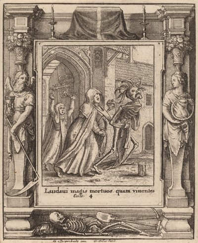 修道院、1651年。 作： Wenceslaus Hollar