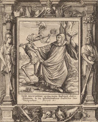 アボット、1651年。 作： Wenceslaus Hollar