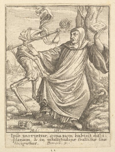 アボット、ダンスオブデス、1651年 作： Wenceslaus Hollar
