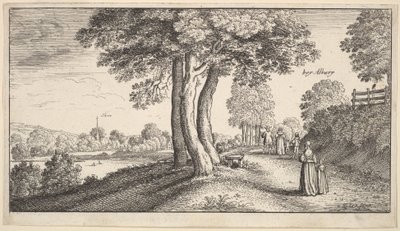 オルベリー、1625-77。 作： Wenceslaus Hollar