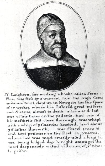 アレクサンダーレイトン、1641年頃 作： Wenceslaus Hollar