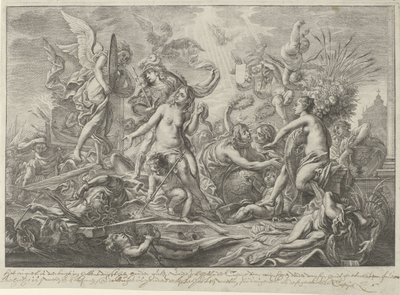 ウェストファリアの平和の寓話、1648年 作： Wenceslaus Hollar