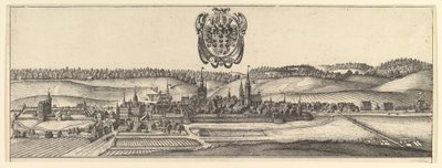 アンスバッハとコーブルク、2つのビューa＆b。、1625-77のビューa。 作： Wenceslaus Hollar
