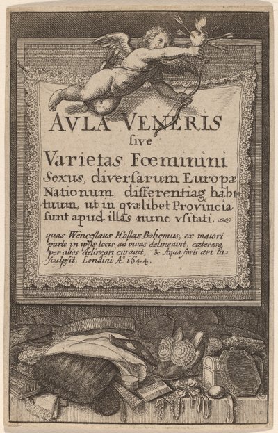 金曜ホール：タイトルページ 作： Wenceslaus Hollar