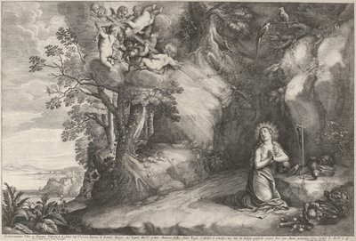 マリア・マグダレンからボエタワルディへ 作： Wenceslaus Hollar