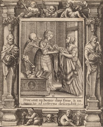 花嫁、1651年。 作： Wenceslaus Hollar