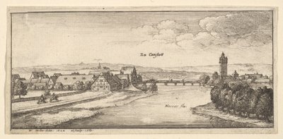 カーンシュタット、1665年。 作： Wenceslaus Hollar