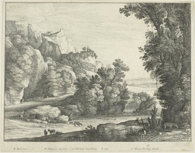 牛の飲酒 作： Wenceslaus Hollar