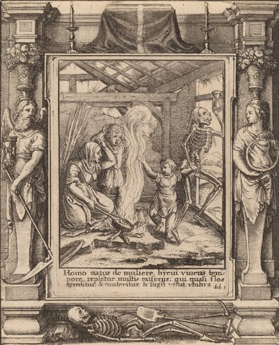 子、1651年。 作： Wenceslaus Hollar