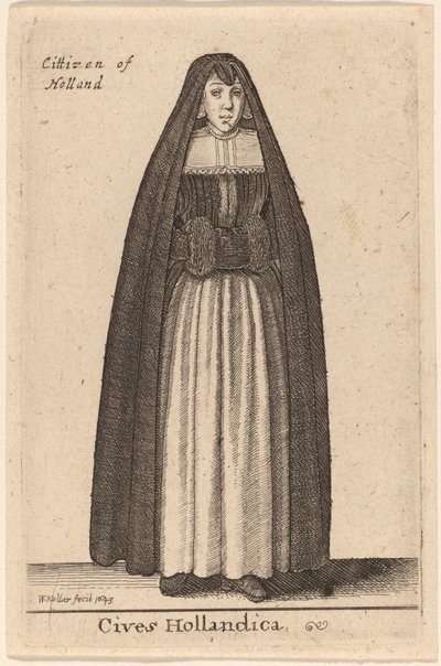 オランダ市民 作： Wenceslaus Hollar