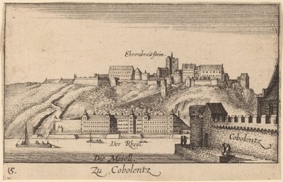 コブレンツ 作： Wenceslaus Hollar