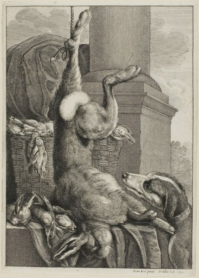 死んだうさぎ 作： Wenceslaus Hollar