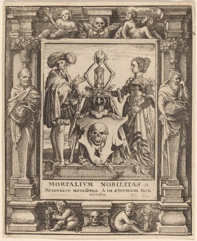 デスの紋章、1651年。 作： Wenceslaus Hollar