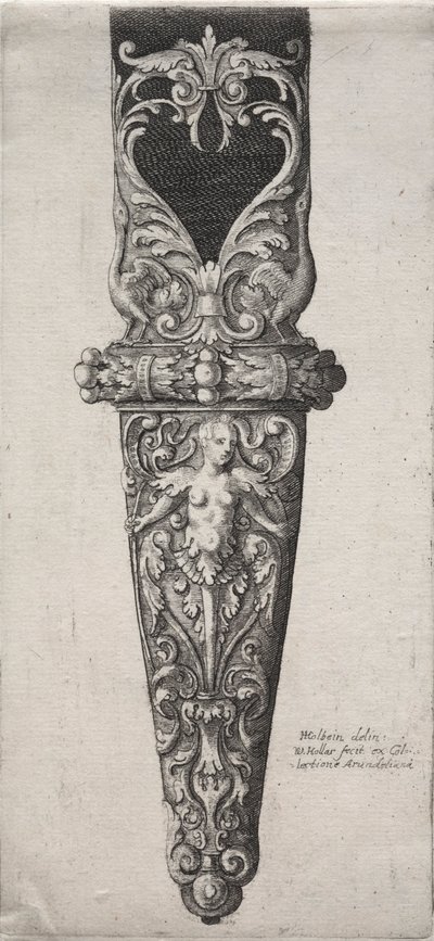 ダガーシースのデザイン。 作： Wenceslaus Hollar