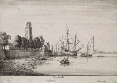 ドルドレヒト。 作： Wenceslaus Hollar