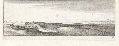 ナーデン近くの砂丘 小さな海景（連載タイトル） 作： Wenceslaus Hollar