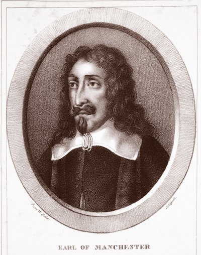 デラングリュームの彫刻が施された、デラポートに帰属するマンチェスター伯爵 作： Wenceslaus Hollar
