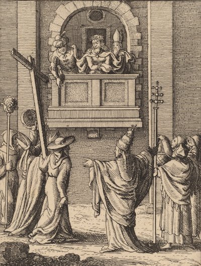 男を見よ。 作： Wenceslaus Hollar
