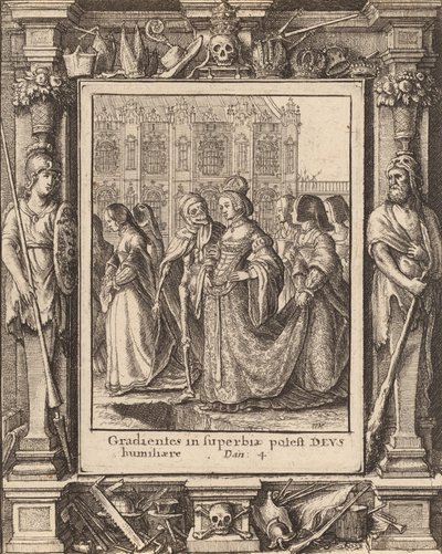 皇后陛下、1651年 作： Wenceslaus Hollar
