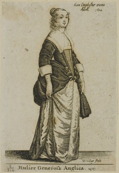 英国紳士 作： Wenceslaus Hollar