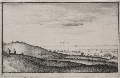 英語のビュー: オールド ショアハム 作： Wenceslaus Hollar
