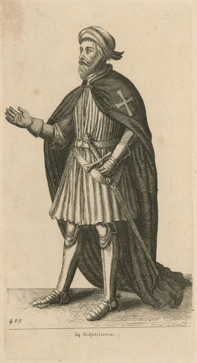 Eq Hospitaliarius 作： Wenceslaus Hollar
