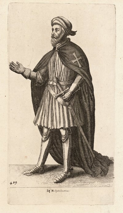 Eq.Hospitaliarius.状態2 作： Wenceslaus Hollar