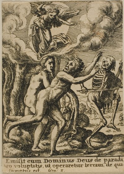 楽園からの追放 作： Wenceslaus Hollar