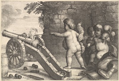 ファイア・ザ・フォー・エレメンツ、1647年。 作： Wenceslaus Hollar