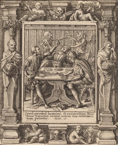 ゲームスター、1651年。 作： Wenceslaus Hollar