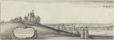 グリニッジの眺め（左図） グリニッジ (オブジェクトのタイトル) 作： Wenceslaus Hollar