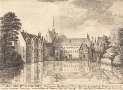 グローネンダール修道院、1647年 作： Wenceslaus Hollar