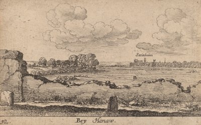 ハーナウ、1635年。 作： Wenceslaus Hollar