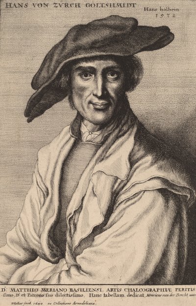 ハンス・フォン・ズールチ、ゴールドスミス、1647年 作： Wenceslaus Hollar