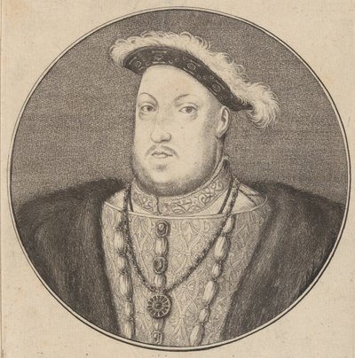 Henricus VIII Angliae Rex等、1647年、1647年。 作： Wenceslaus Hollar