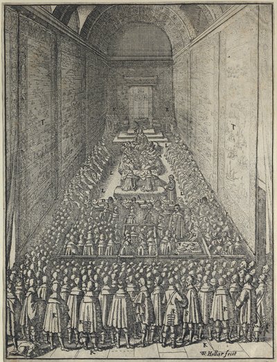 House of Lords, Palace of Westminster in London, c.1650 (etching)   1461630   ja       japanese Successfully Translated  Original: Upon the Aare between Unterseen and the Lake of Brientz Translat: Upon the Aare between Unterseen and the Lake of Brientz 144 作： Wenceslaus Hollar