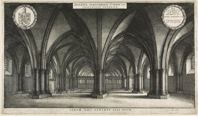 聖ポール天主堂地下聖堂内部（セント・フェイスズ） 作： Wenceslaus Hollar